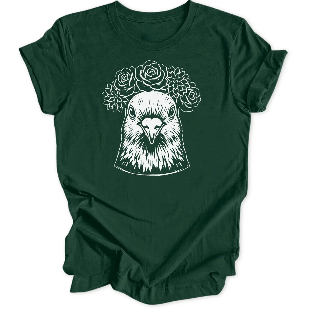 Kahlo Pigeon Unisex T-Shirt - Wild Spirit