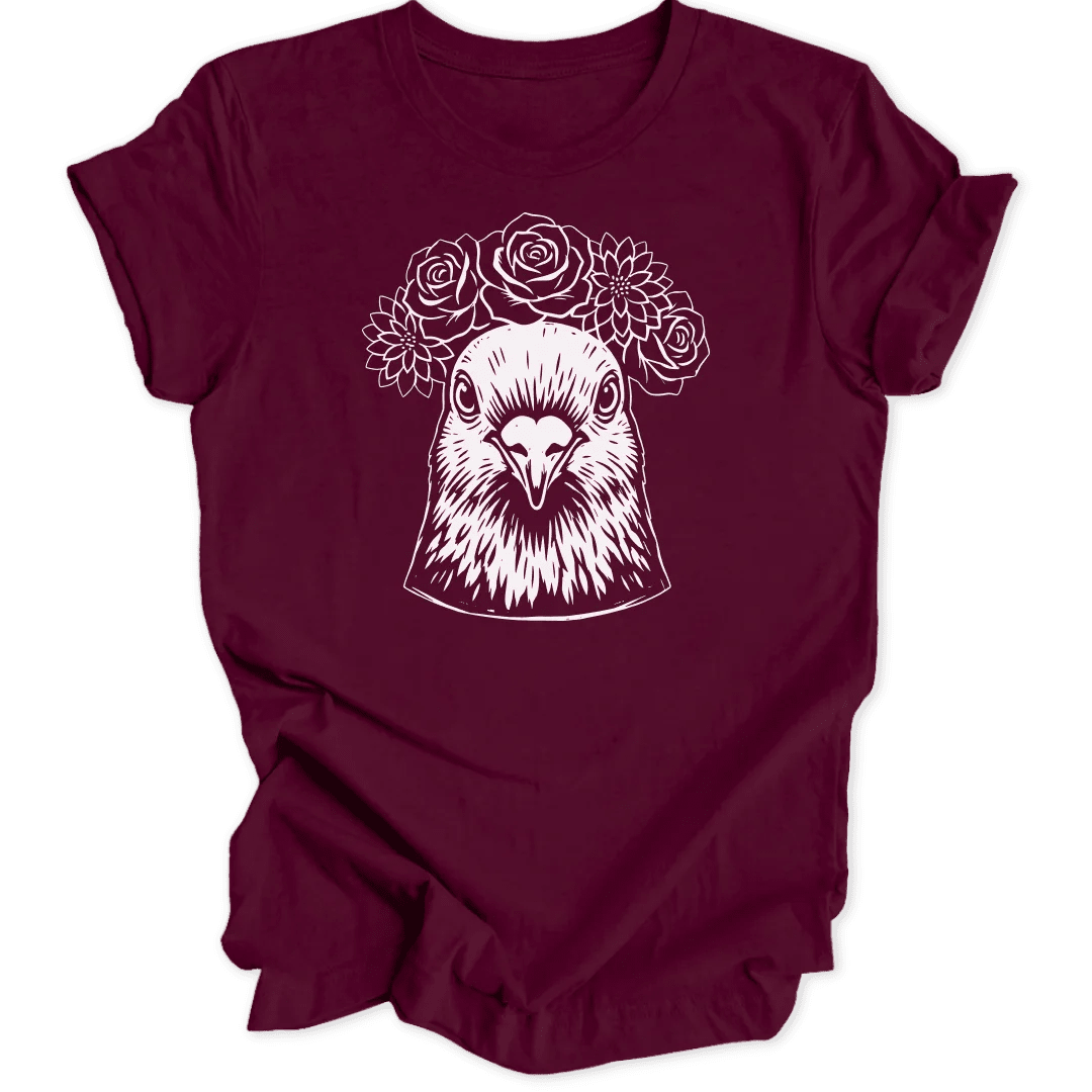 Kahlo Pigeon Unisex T-Shirt - Wild Spirit