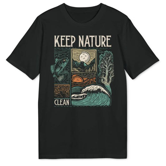Keep Nature Clean Bio T-Shirt - Wild Spirit