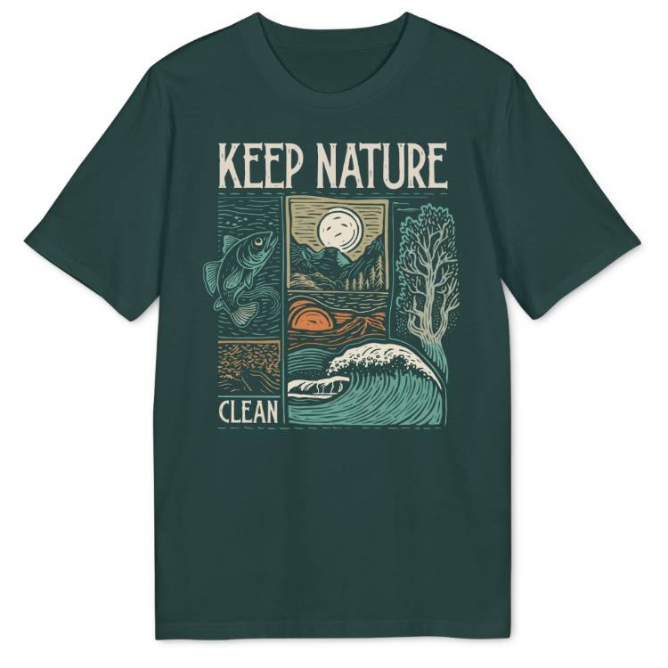Keep Nature Clean Bio T-Shirt - Wild Spirit