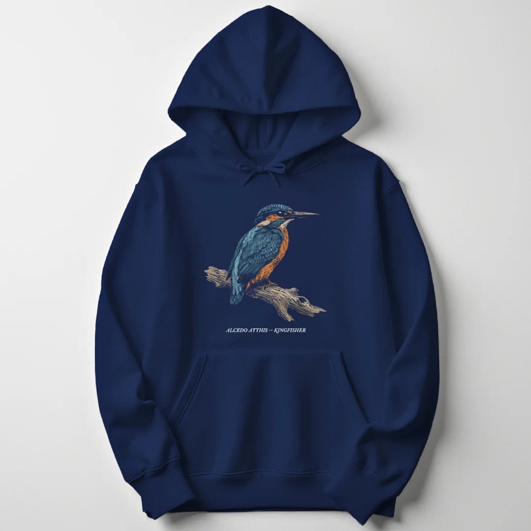 Kingfisher Botanical Unisex Hoodie - Wild Spirit