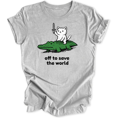 Kitten Crocodile Unisex T-Shirt - Wild Spirit