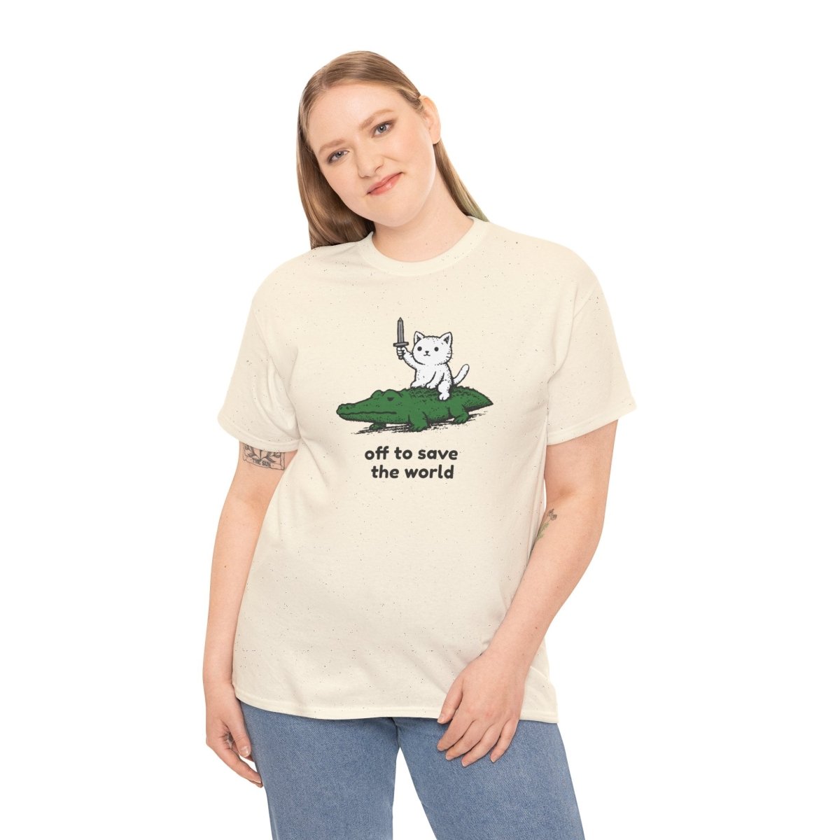 Kitten Crocodile Unisex T-Shirt - Wild Spirit