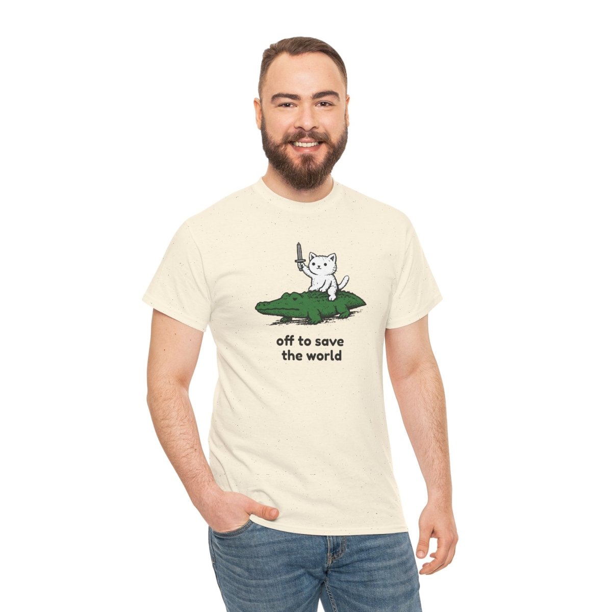 Kitten Crocodile Unisex T-Shirt - Wild Spirit