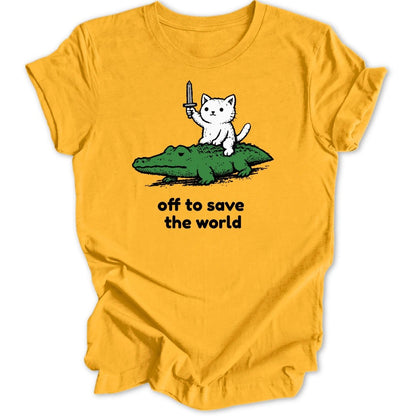 Kitten Crocodile Unisex T-Shirt - Wild Spirit