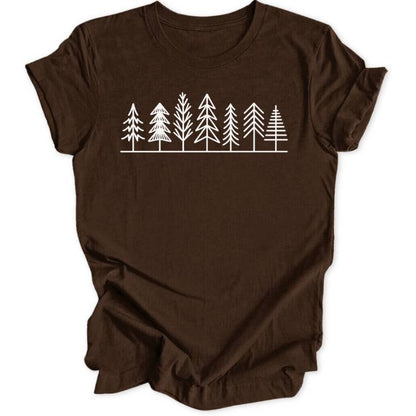 Line Of Trees Unisex T-Shirt - Wild Spirit