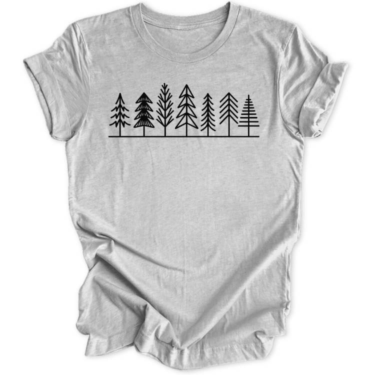 Line Of Trees Unisex T-Shirt - Wild Spirit
