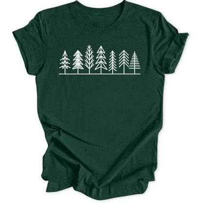 Line Of Trees Unisex T-Shirt - Wild Spirit