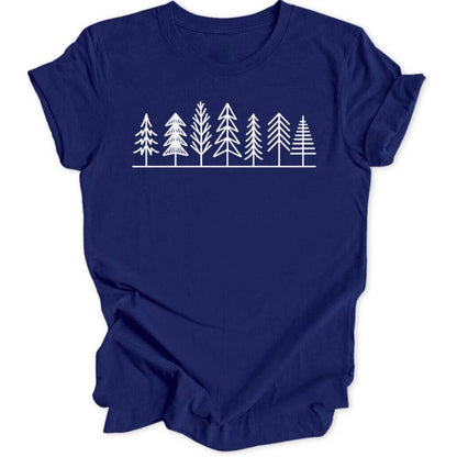 Line Of Trees Unisex T-Shirt - Wild Spirit