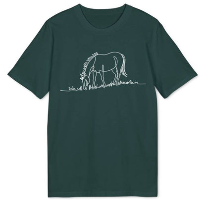 Lineart Pferd Bio T-Shirt - Wild Spirit