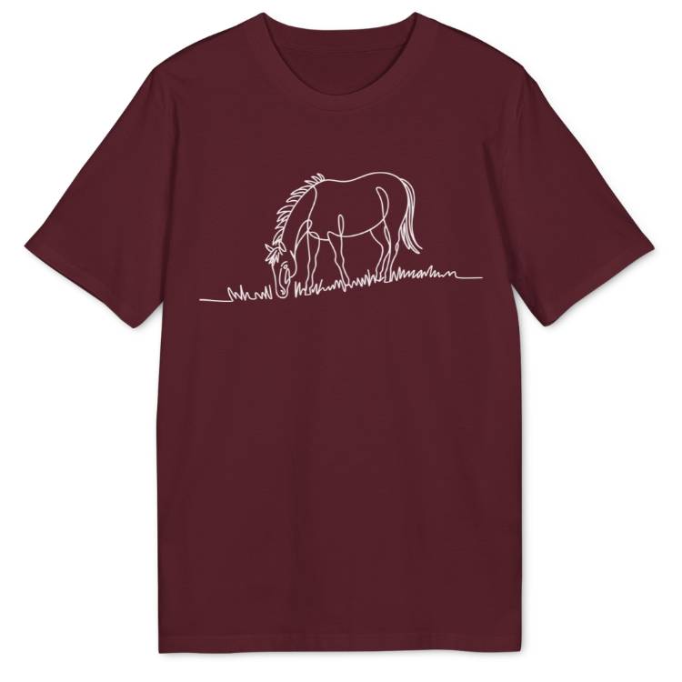 Lineart Pferd Bio T-Shirt - Wild Spirit