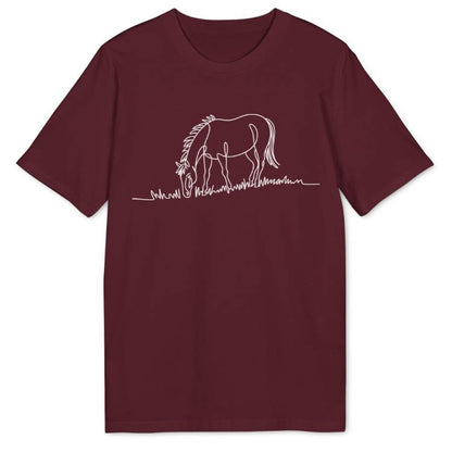 Lineart Pferd Bio T-Shirt - Wild Spirit