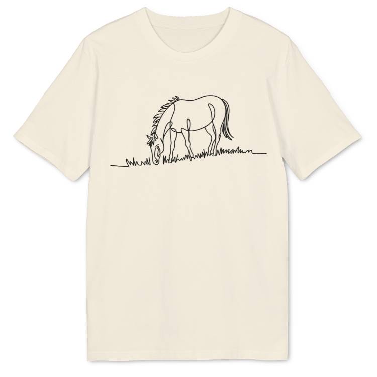 Lineart Pferd Bio T-Shirt - Wild Spirit