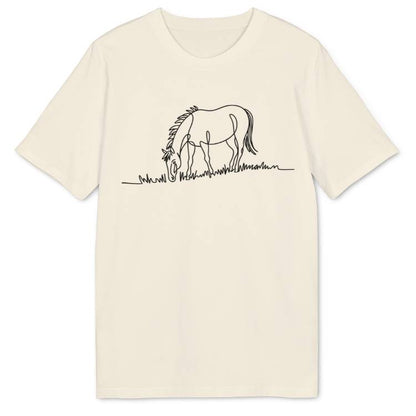 Lineart Pferd Bio T-Shirt - Wild Spirit