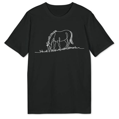 Lineart Pferd Bio T-Shirt - Wild Spirit