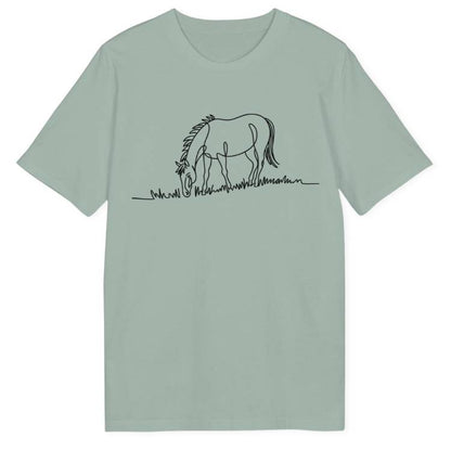 Lineart Pferd Bio T-Shirt - Wild Spirit