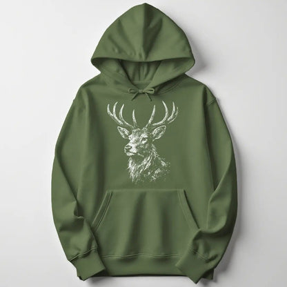Mächtiger Hirsch Unisex Hoodie - Wild Spirit
