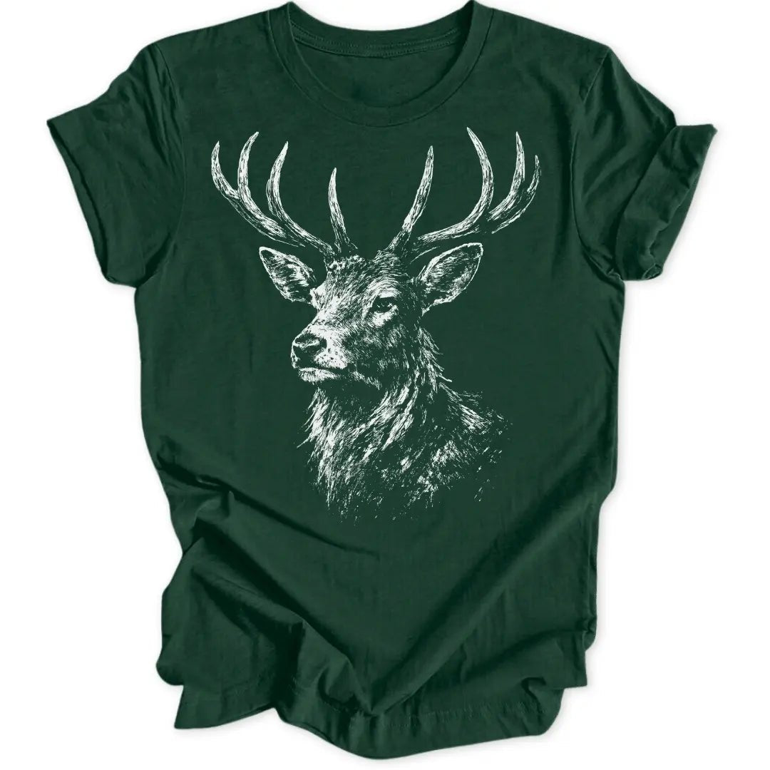 Mächtiger Hirsch Unisex T-Shirt - Wild Spirit