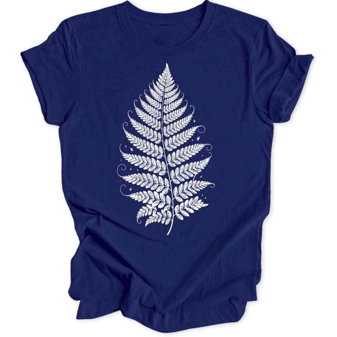 Magical Fern Unisex T-Shirt T-Shirt Navy / S