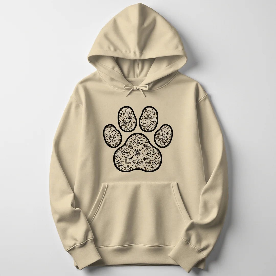 Mandala Paw Unisex Hoodie - Wild Spirit