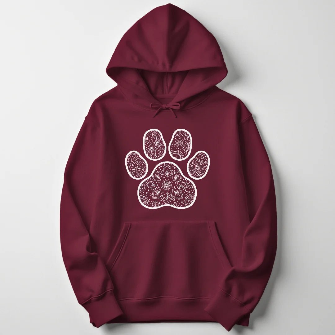 Mandala Paw Unisex Hoodie - Wild Spirit