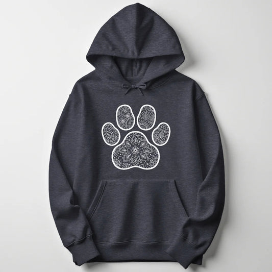 Mandala Paw Unisex Hoodie - Wild Spirit