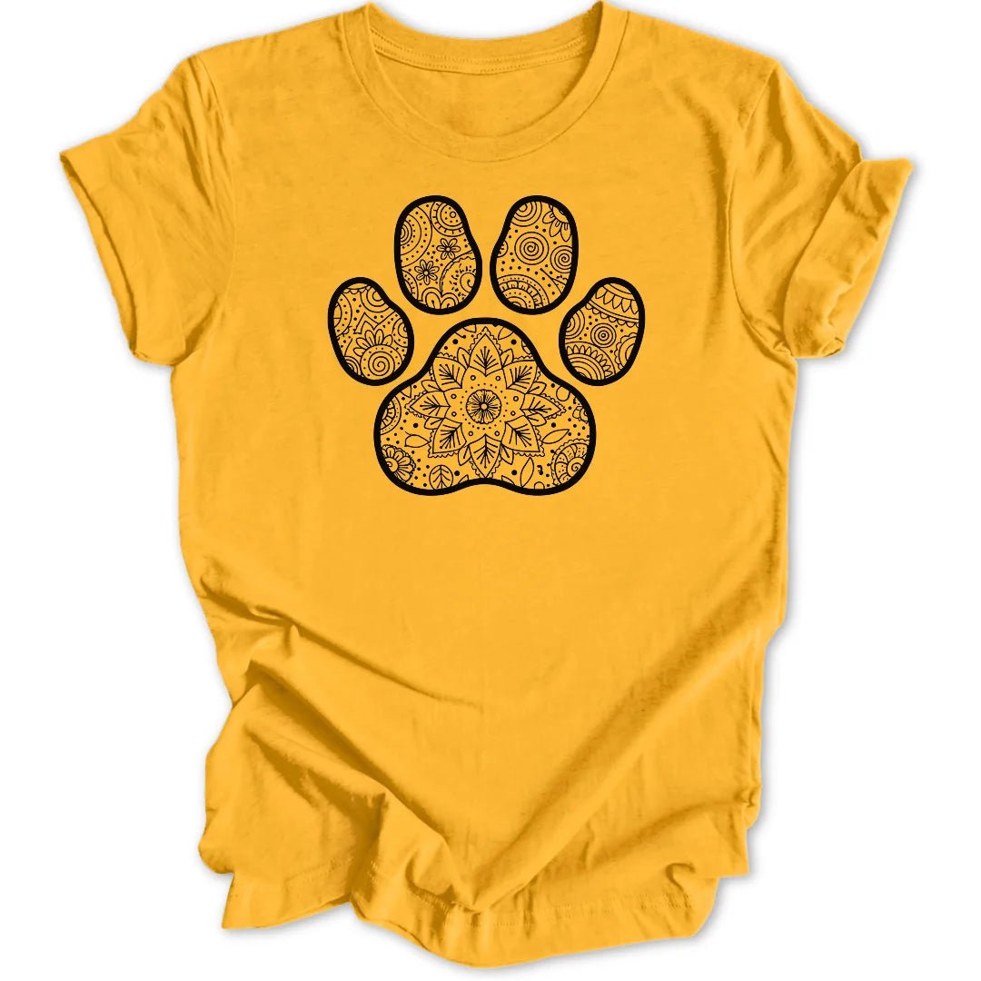 Mandala Paw Unisex T-Shirt - Wild Spirit