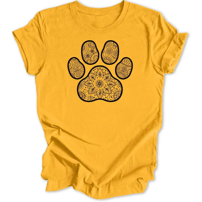 Mandala Paw Unisex T-Shirt - Wild Spirit