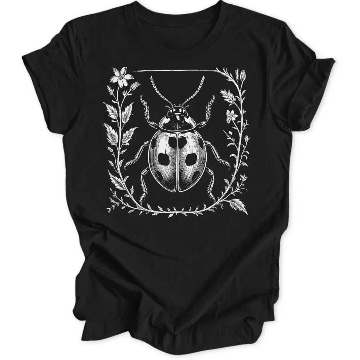 Marienkäfer Rahmen Unisex T-Shirt - Wild Spirit