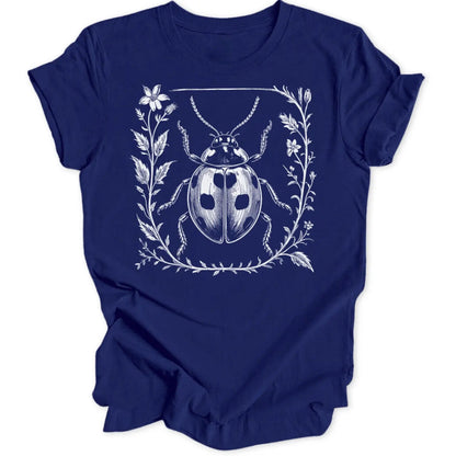 Marienkäfer Rahmen Unisex T-Shirt - Wild Spirit