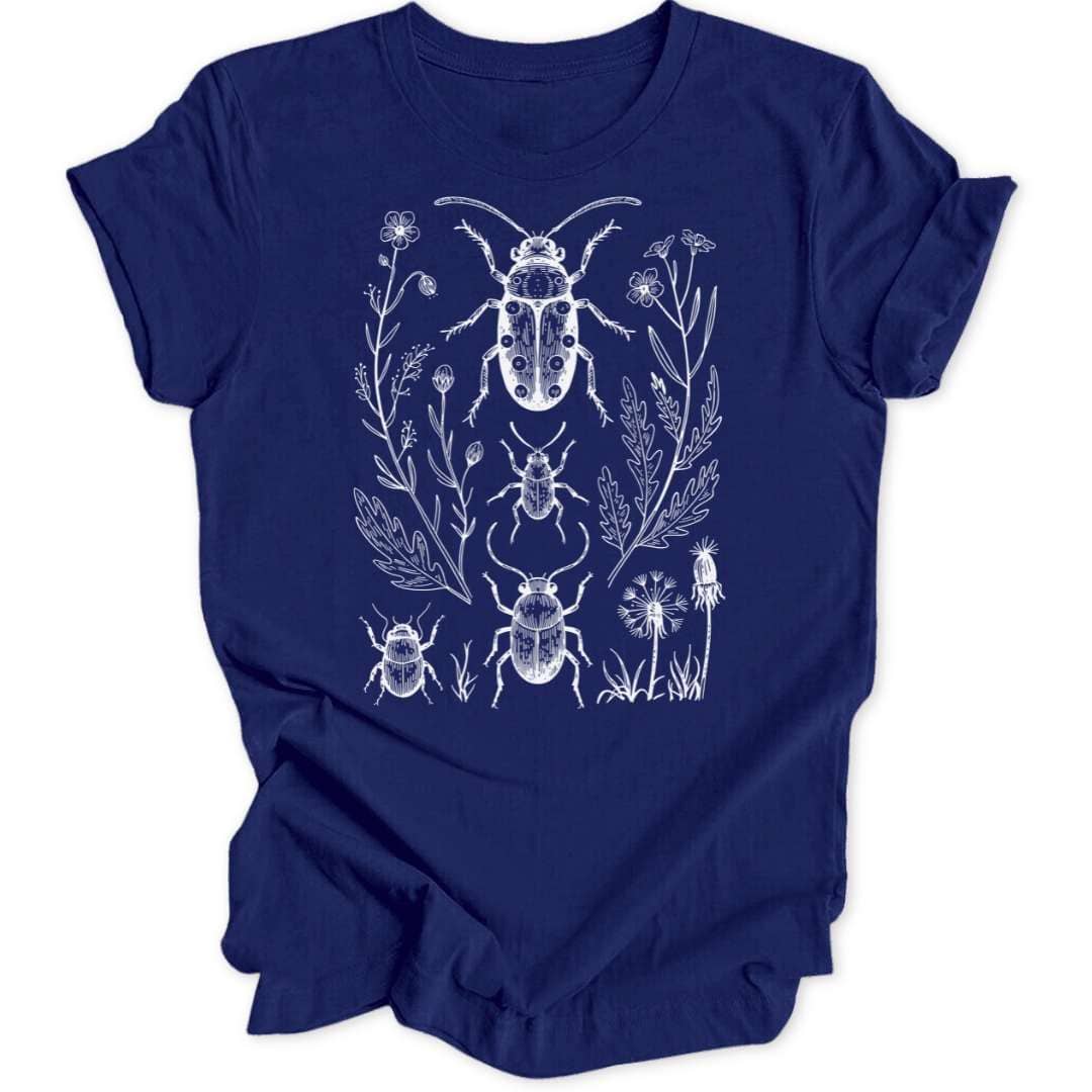Meadow Insects T-Shirt T-Shirt Navy / S
