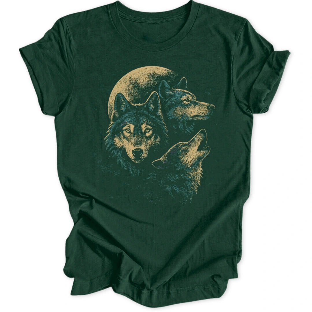 Midnight Wolves Unisex T-Shirt - Wild Spirit