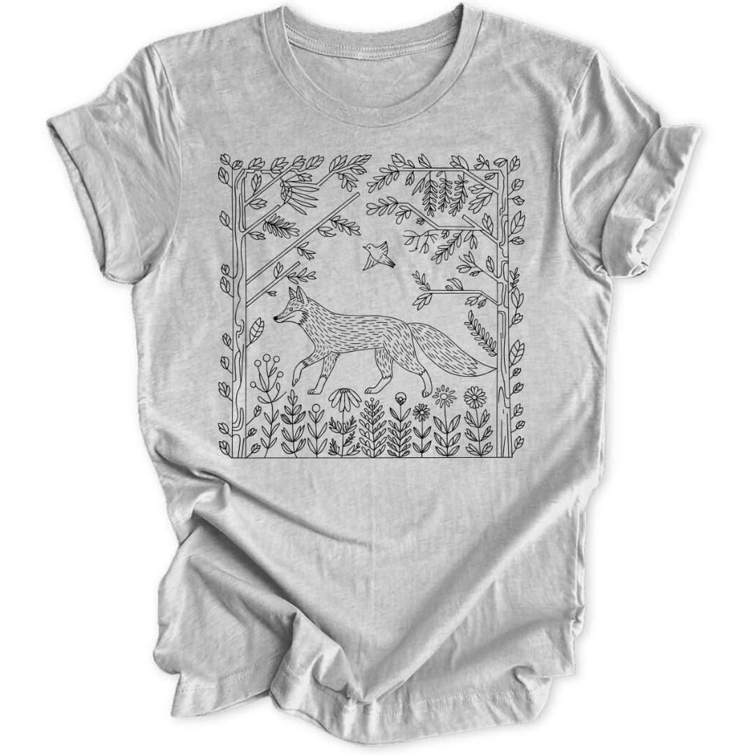 Minimalistic Fox Unisex T-Shirt - Wild Spirit