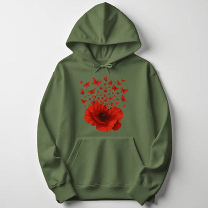 Mohn Magie Unisex Hoodie - Wild Spirit