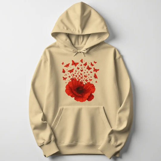 Mohn Magie Unisex Hoodie - Wild Spirit