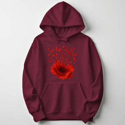 Mohn Magie Unisex Hoodie - Wild Spirit