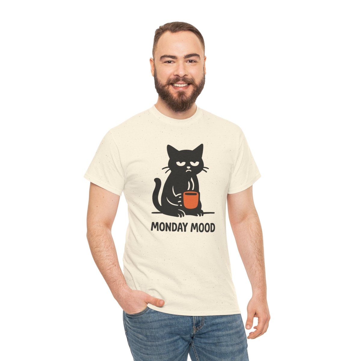 Monday Mood Cat Unisex T-Shirt - Wild Spirit