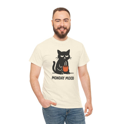 Monday Mood Cat Unisex T-Shirt - Wild Spirit