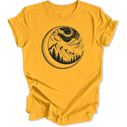 Moonlit Mountains Unisex T-Shirt - Wild Spirit