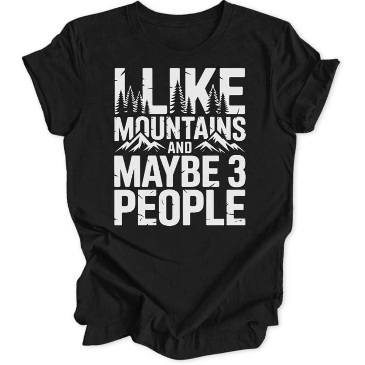 Mountains 3 People Unisex T-Shirt - Wild Spirit
