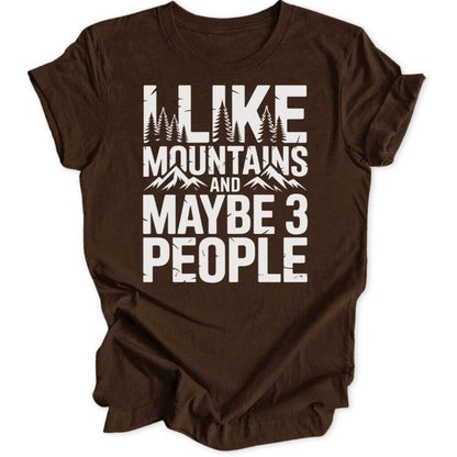 Mountains 3 People Unisex T-Shirt - Wild Spirit
