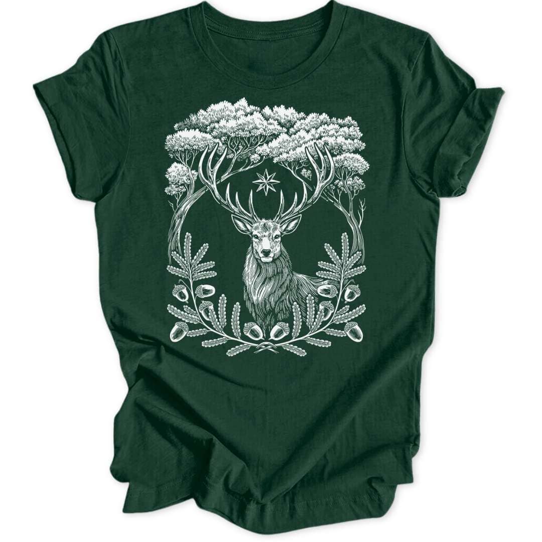 Mystischer Hirsch Unisex T-Shirt - Wild Spirit
