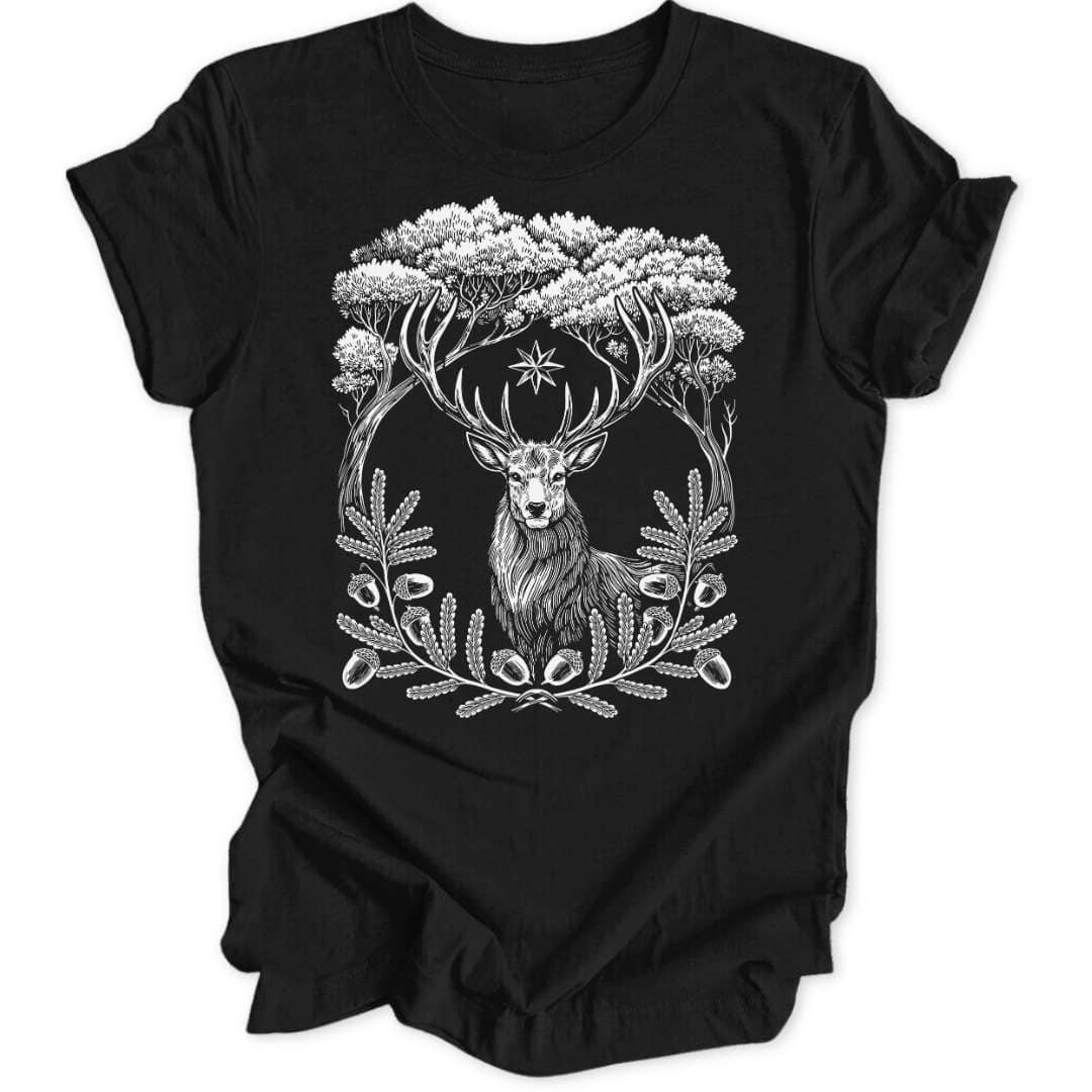 Mystischer Hirsch Unisex T-Shirt - Wild Spirit