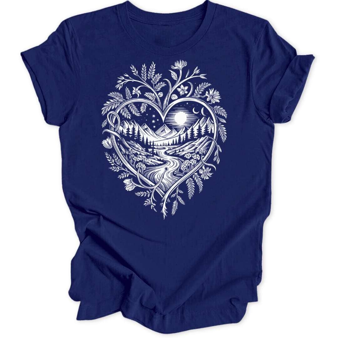 Natur - Herz Unisex T-Shirt - Wild Spirit