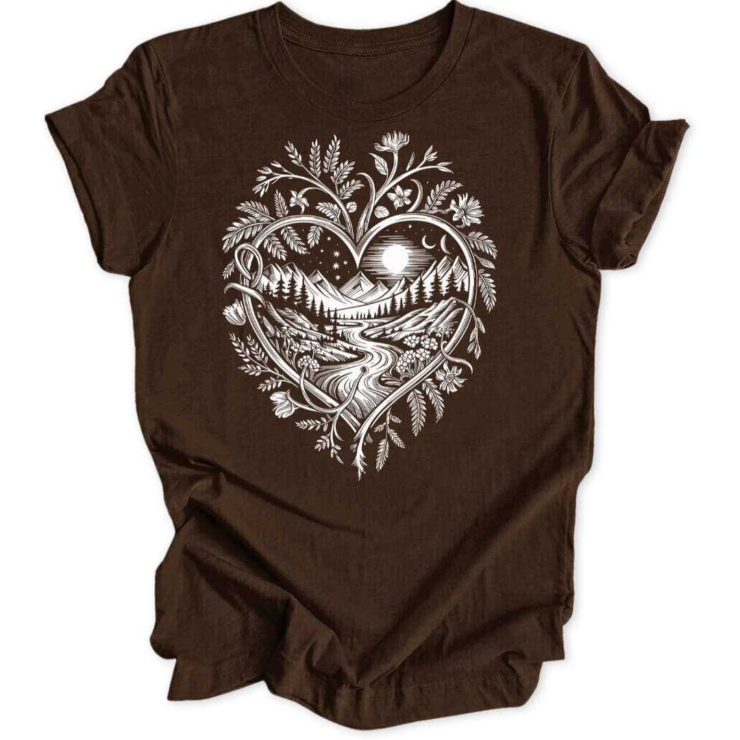 Natur - Herz Unisex T-Shirt - Wild Spirit