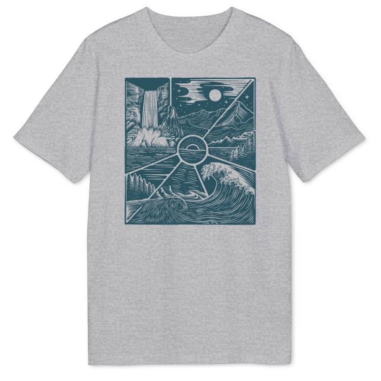 Nature Mosaic Bio T-Shirt - Wild Spirit