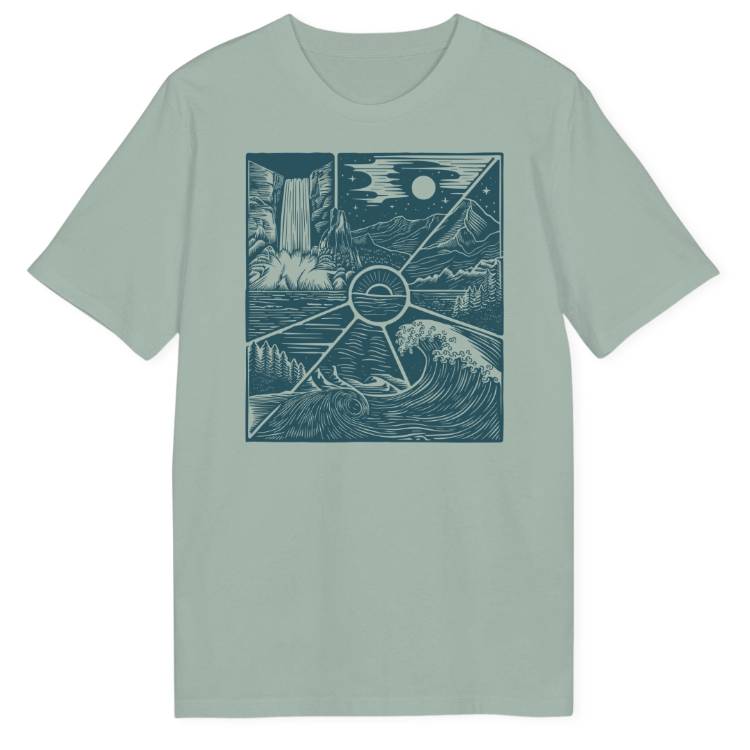 Nature Mosaic Bio T-Shirt - Wild Spirit