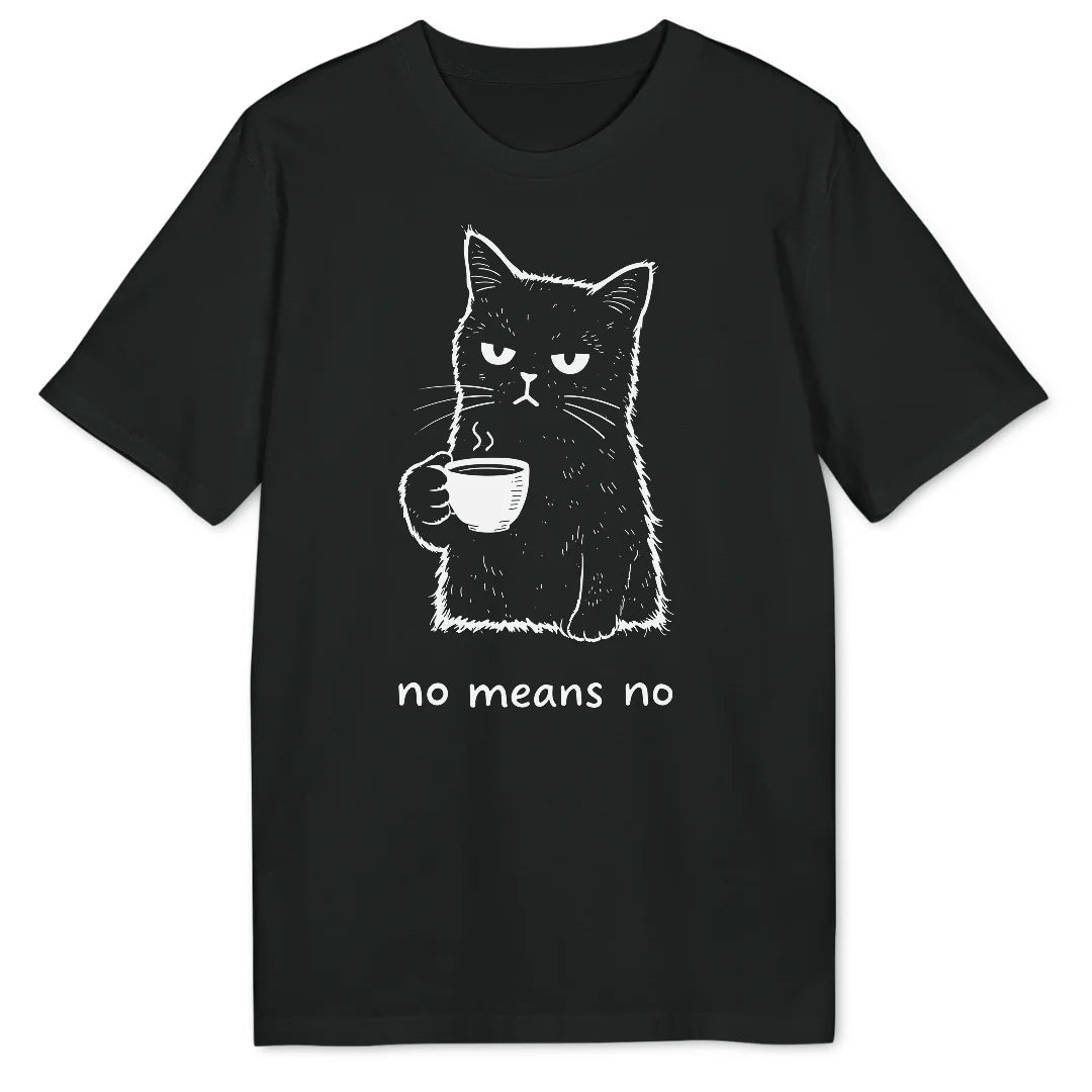 No means no cat Bio T-Shirt - Wild Spirit