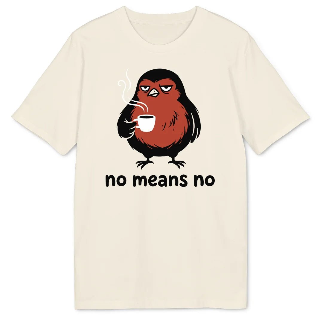 No Means No Robin Bio T-Shirt - Wild Spirit