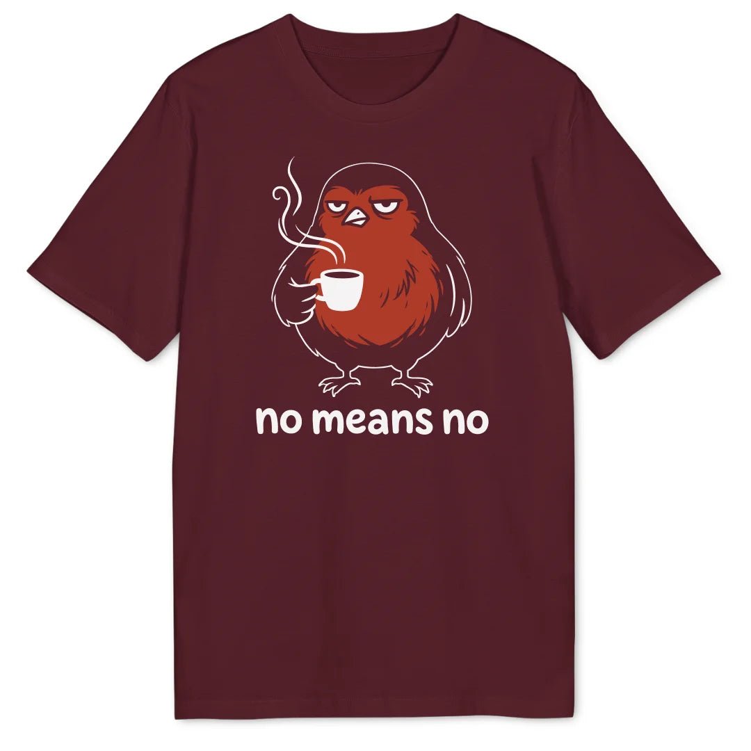 No Means No Robin Bio T-Shirt - Wild Spirit